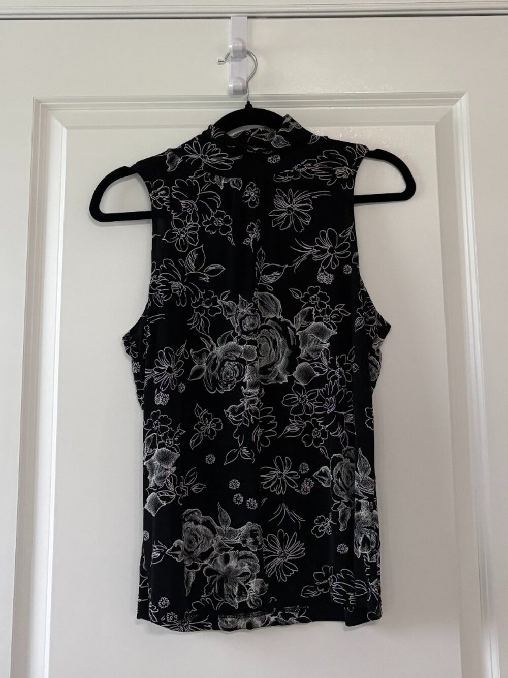 Stephen and Casey "Y2K Vintage" Mock Neck Sleeveless Blouse
